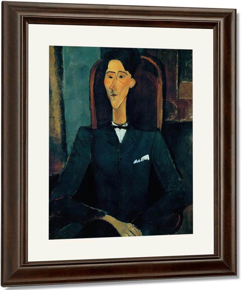Portrait Of Jean Cocteau 1916 By Amedeo Modigliani Fine Art Print