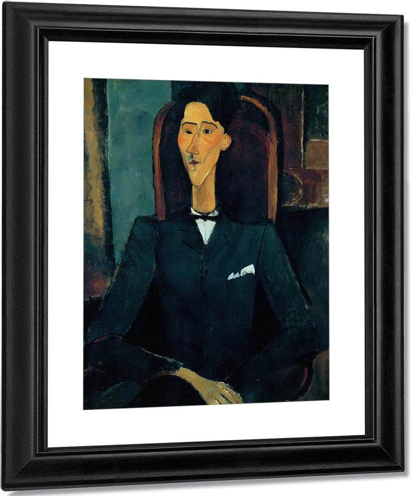 Portrait Of Jean Cocteau 1916 By Amedeo Modigliani Fine Art Print