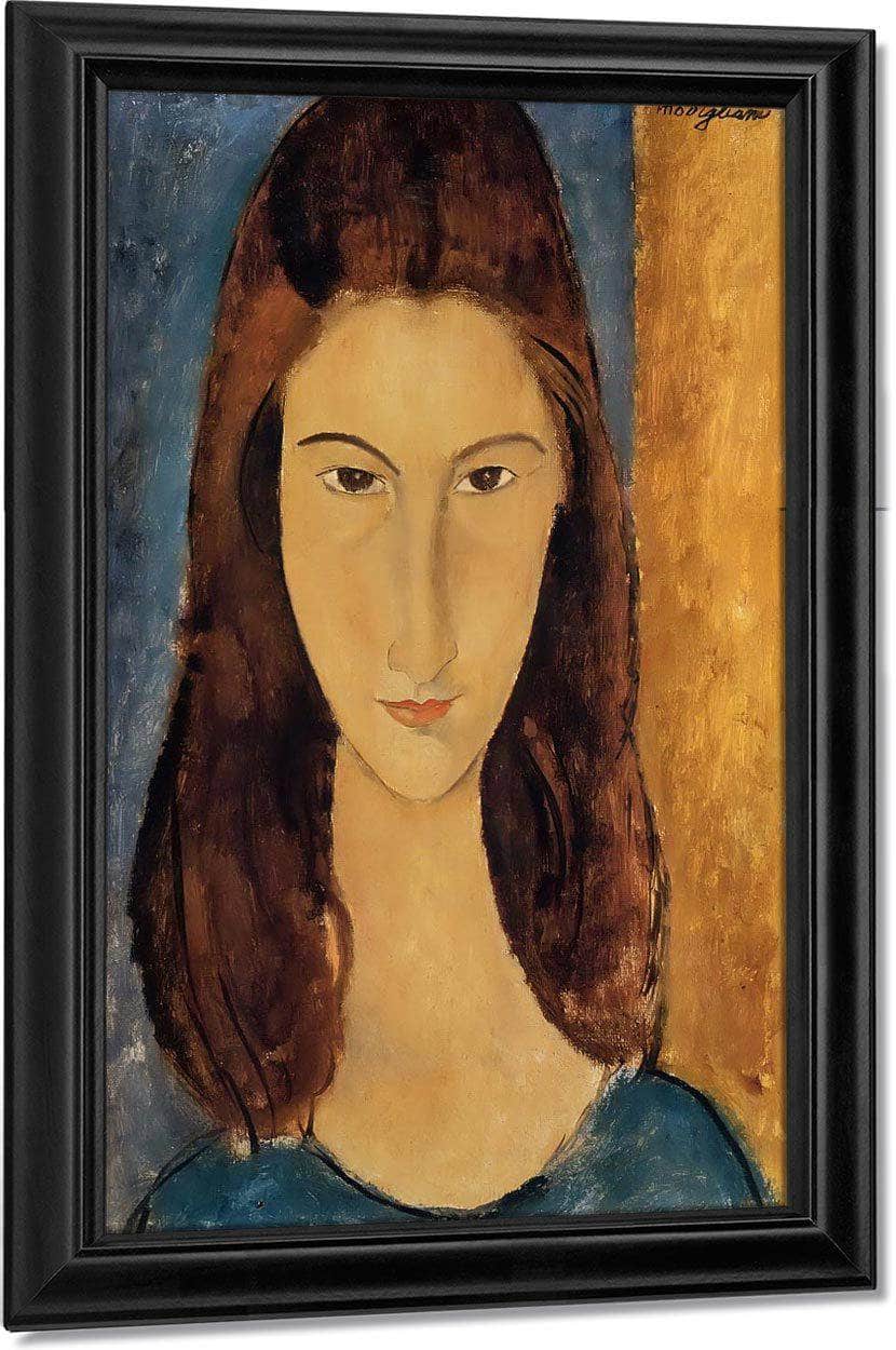 Portrait Of Jeanne Hebuterne 1919 By Amedeo Modigliani Fine Art Print