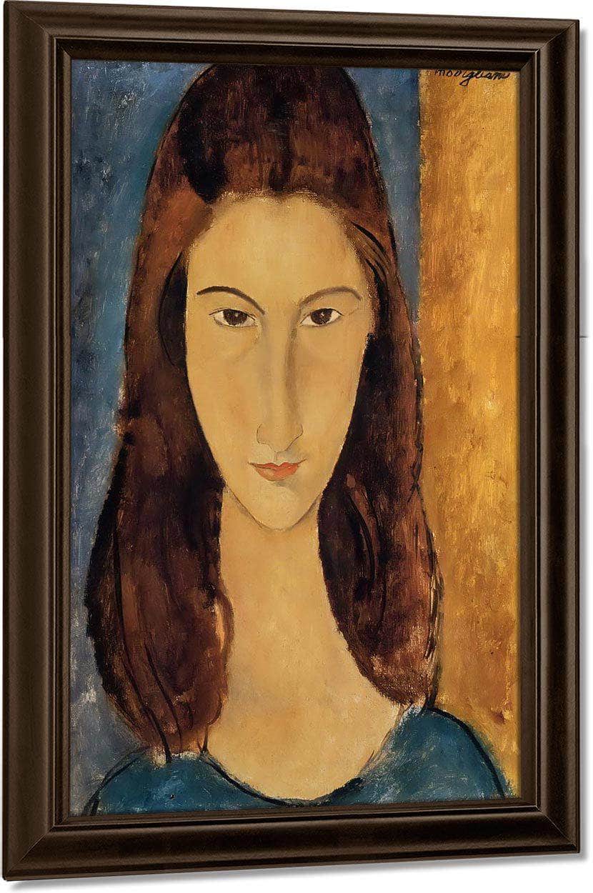 Portrait Of Jeanne Hebuterne 1919 By Amedeo Modigliani Fine Art Print