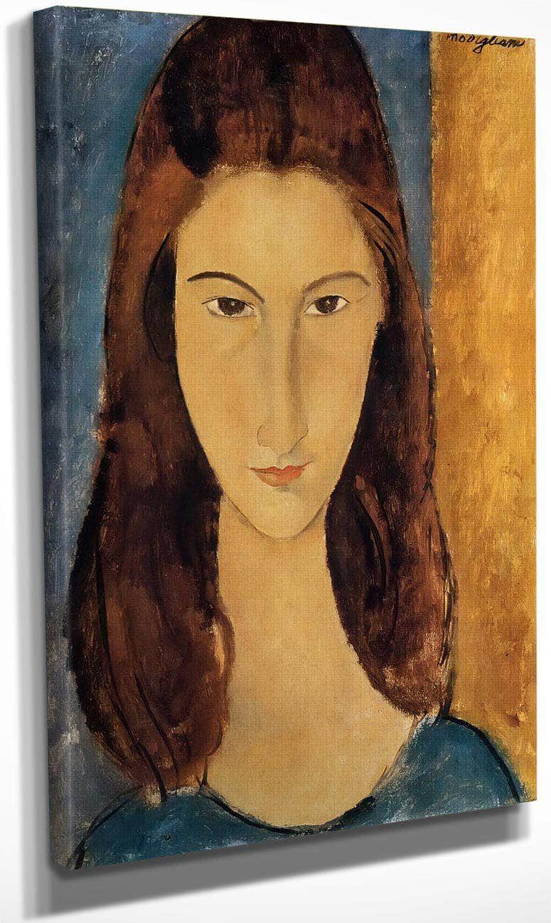 Portrait Of Jeanne Hebuterne 1919 By Amedeo Modigliani Fine Art Print