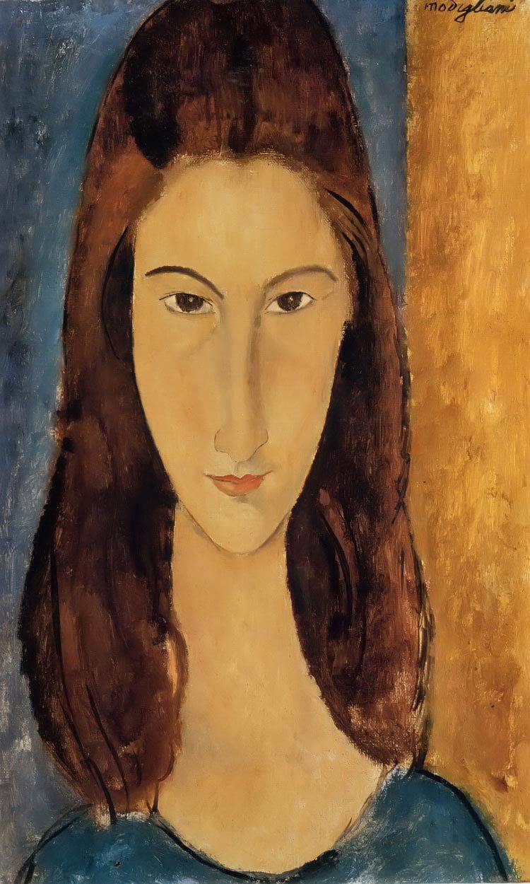Portrait Of Jeanne Hebuterne 1919 By Amedeo Modigliani Fine Art Print