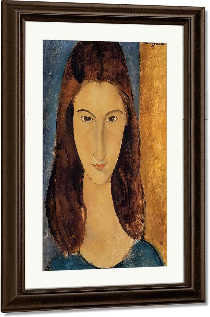 Portrait Of Jeanne Hebuterne 1919 By Amedeo Modigliani Fine Art Print