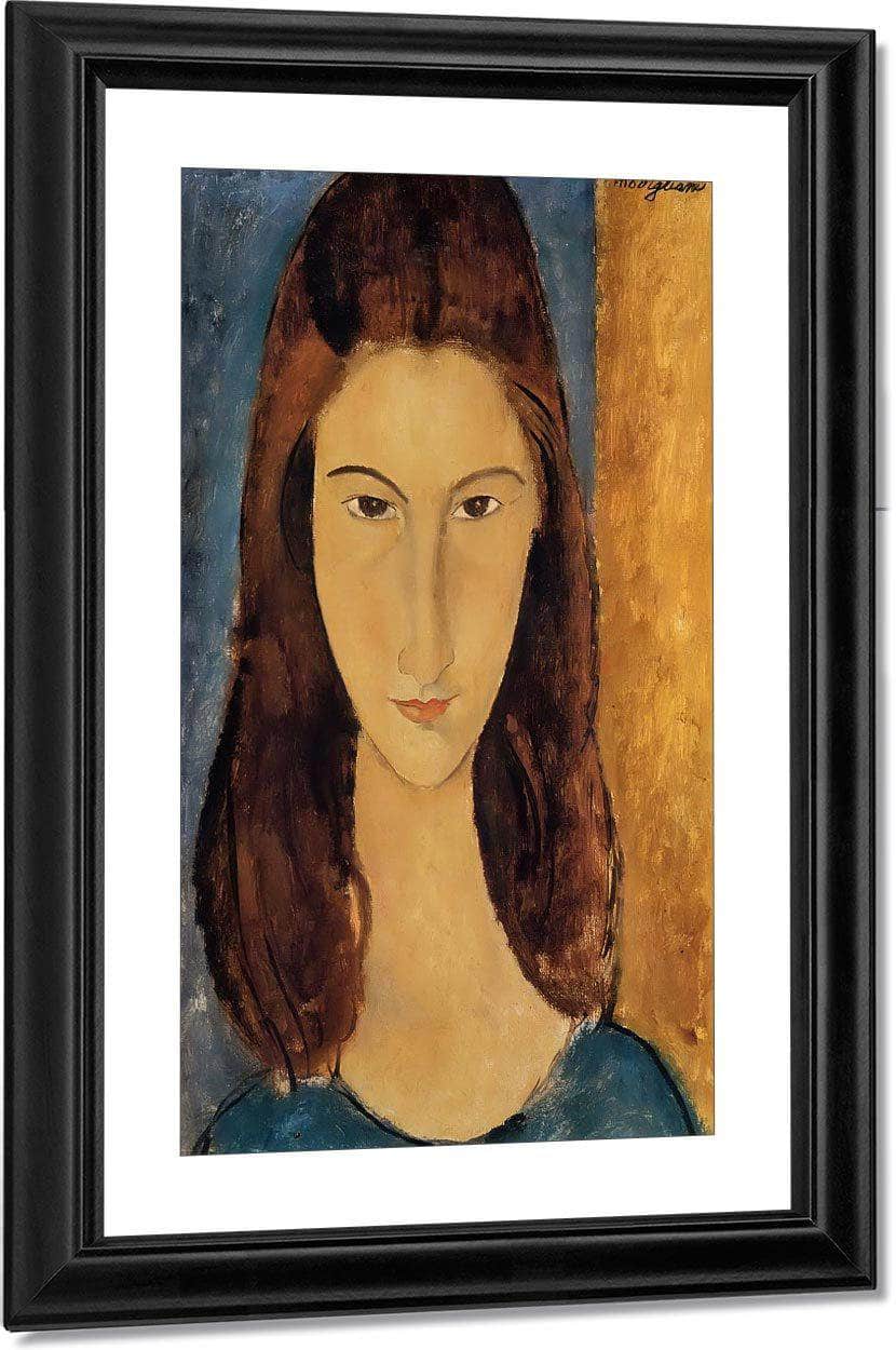 Portrait Of Jeanne Hebuterne 1919 By Amedeo Modigliani Fine Art Print