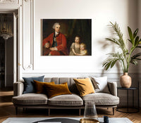 Portrait Of John Apthorp And His Daughters 1764 Oil On Canvas 97 X 135 Cm Private Collection By Angelica Kauffmann Fine Art Print