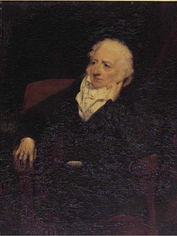 Portrait Of John Henry Fuseli R.A. (1741 1825) By William Henry Walker Fine Art Print