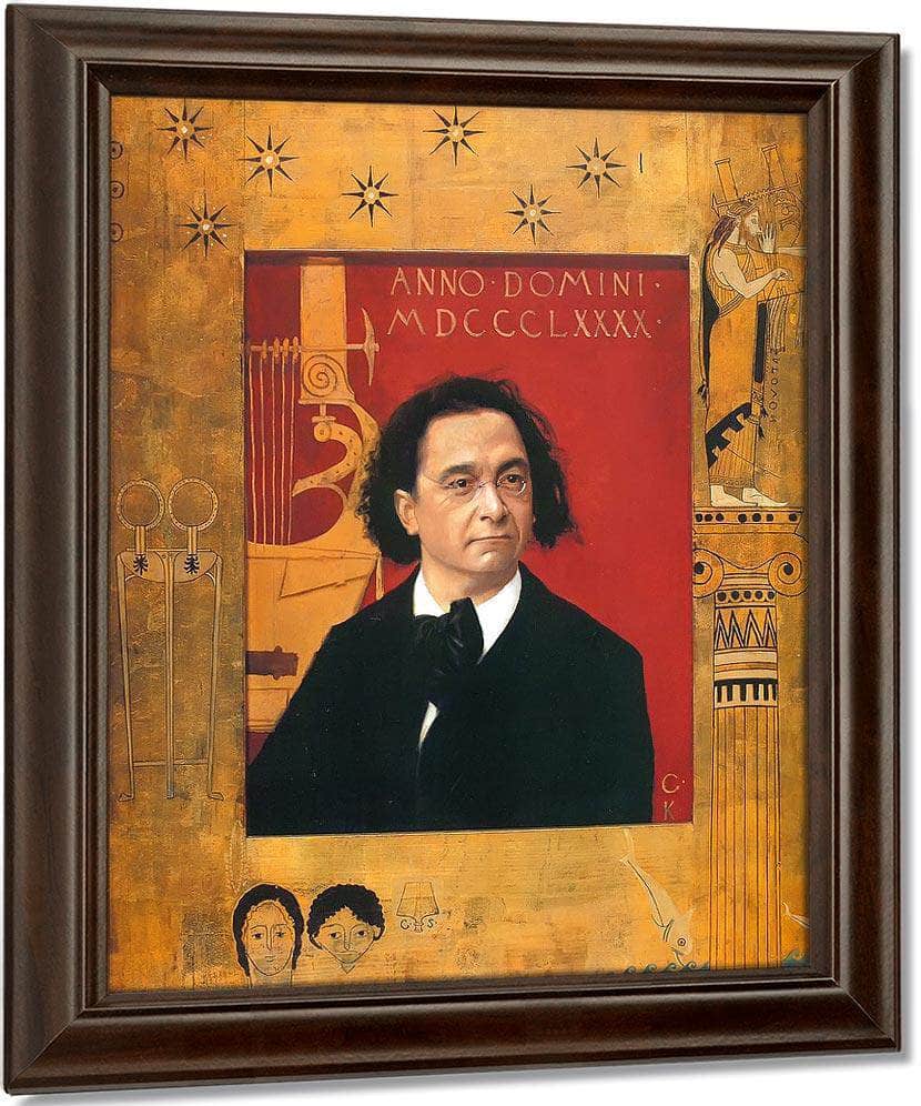 Portrait Of Joseph Pembaur By Gustav Klimt Fine Art Print