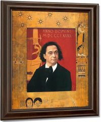 Portrait Of Joseph Pembaur By Gustav Klimt Fine Art Print