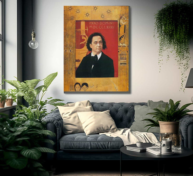 Portrait Of Joseph Pembaur By Gustav Klimt Fine Art Print