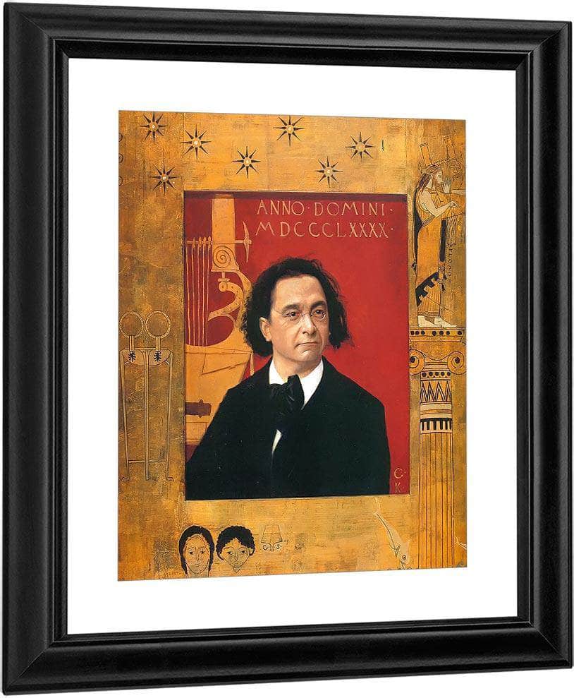 Portrait Of Joseph Pembaur By Gustav Klimt Fine Art Print
