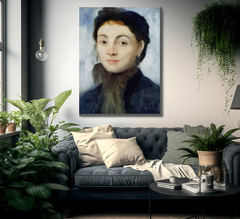 Portrait Of Josephine Gaujelin By Edgar Degas Fine Art Print