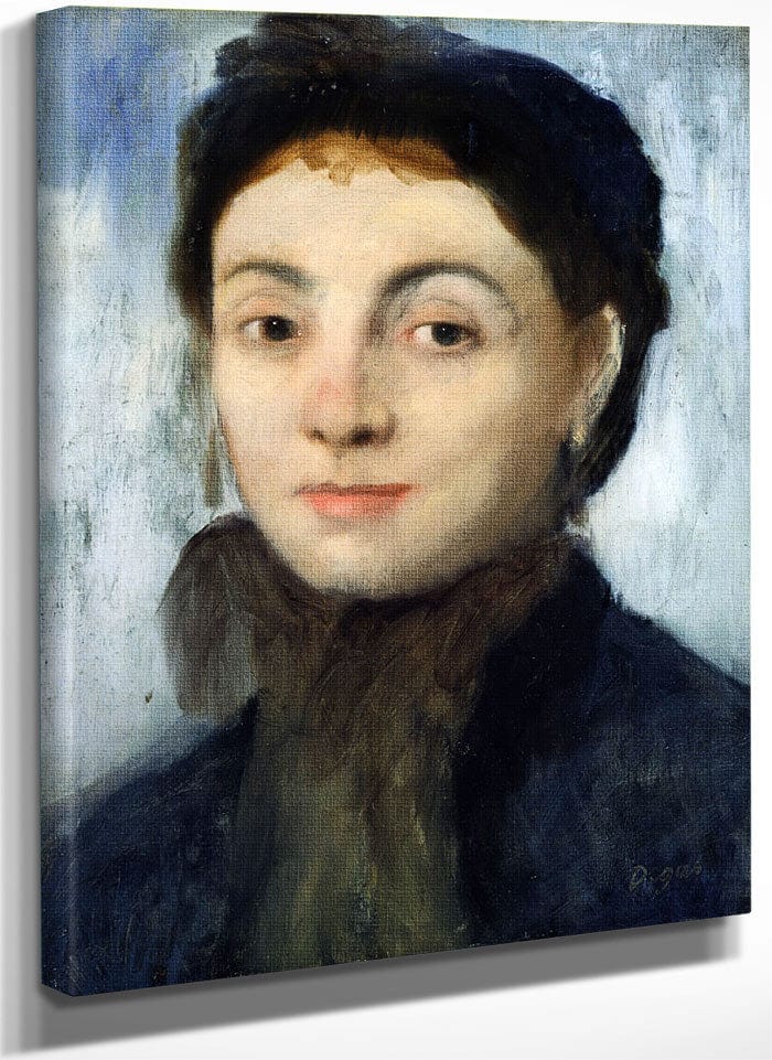 Portrait Of Josephine Gaujelin By Edgar Degas Fine Art Print