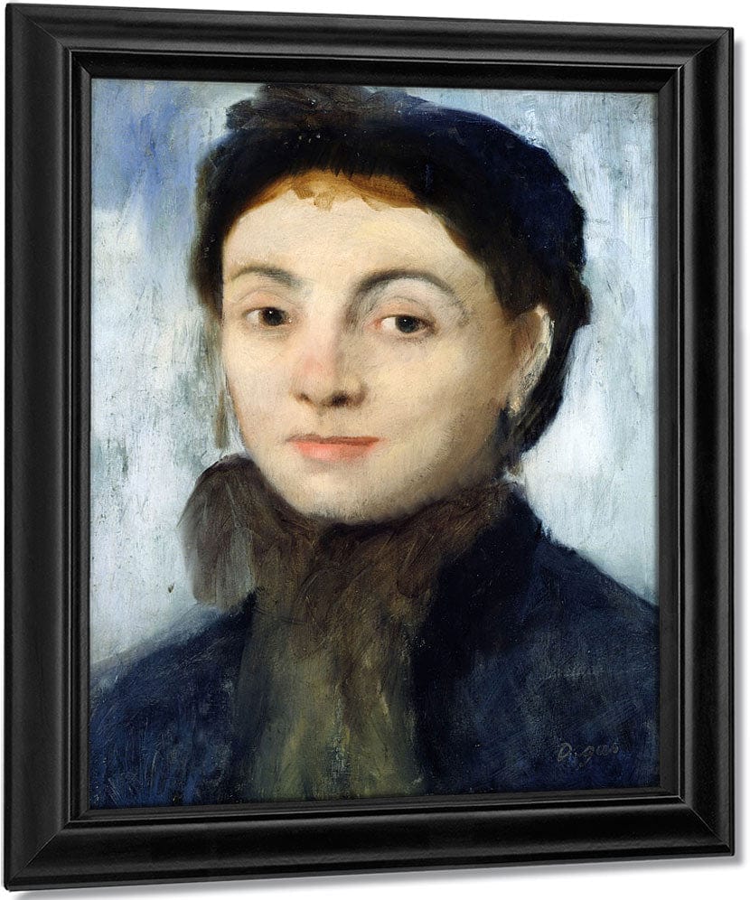 Portrait Of Josephine Gaujelin By Edgar Degas Fine Art Print