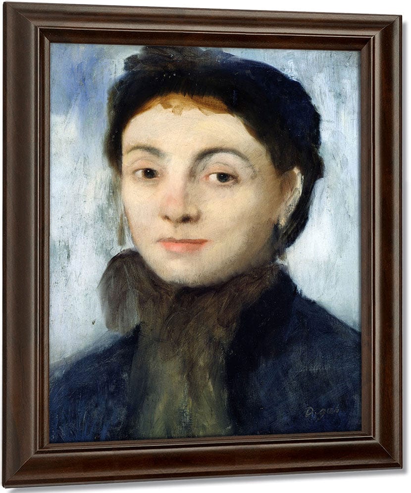 Portrait Of Josephine Gaujelin By Edgar Degas Fine Art Print