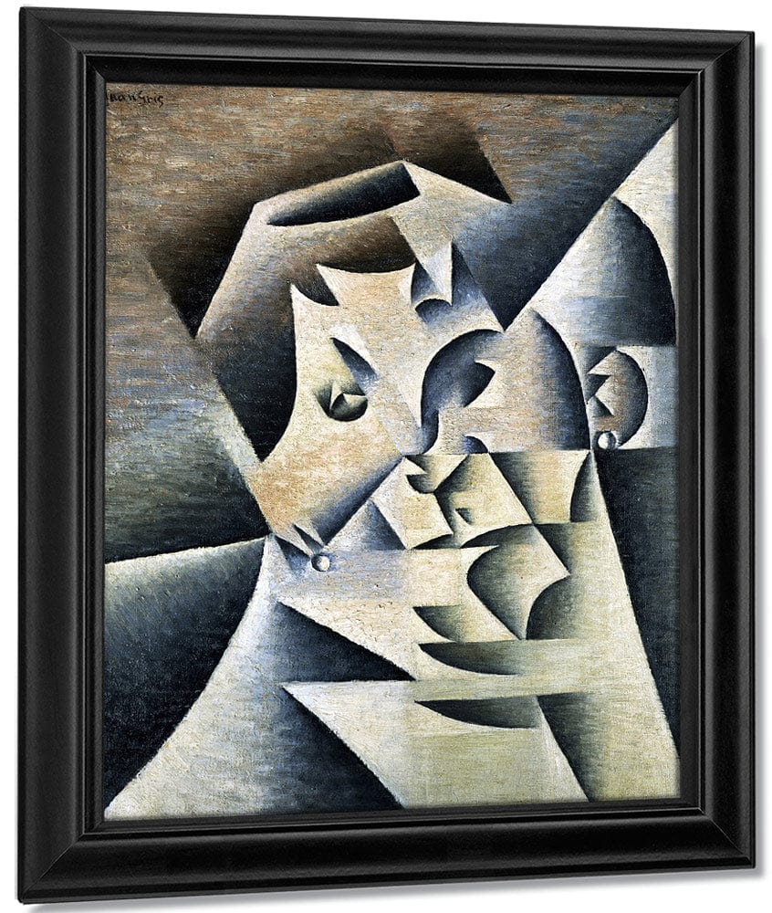Portrait Of Josette By Juan Gris Fine Art Print