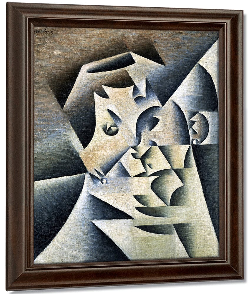 Portrait Of Josette By Juan Gris Fine Art Print