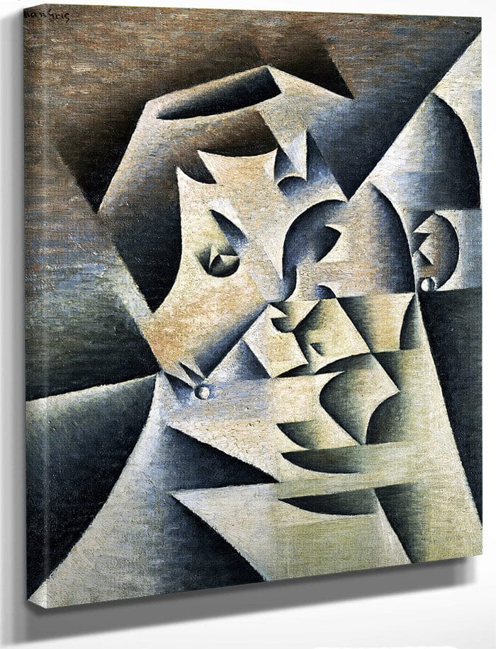 Portrait Of Josette By Juan Gris Fine Art Print