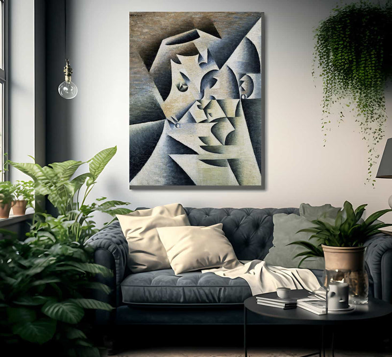 Portrait Of Josette By Juan Gris Fine Art Print