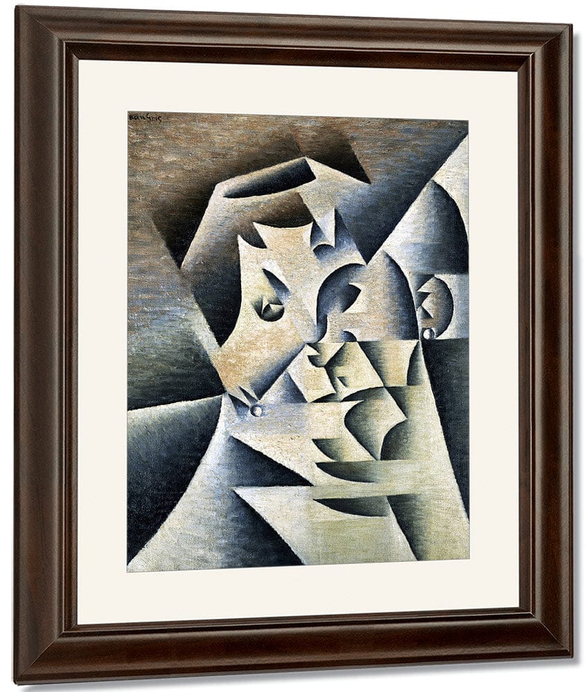 Portrait Of Josette By Juan Gris Fine Art Print