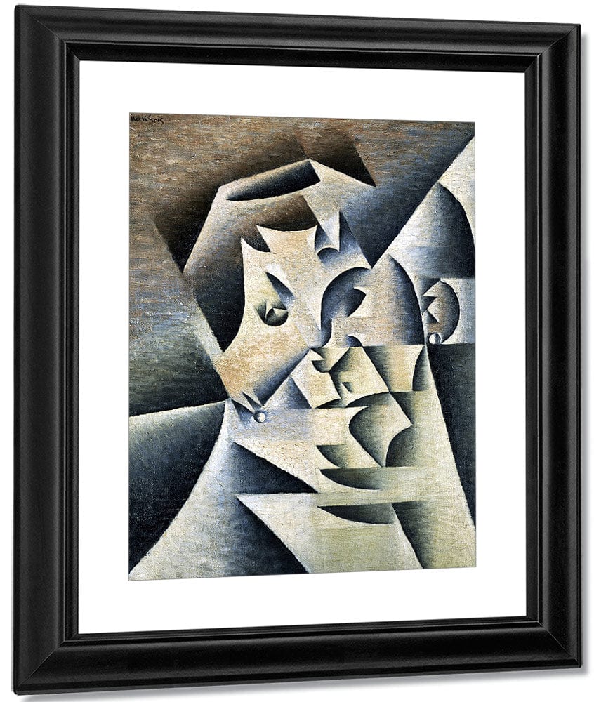 Portrait Of Josette By Juan Gris Fine Art Print