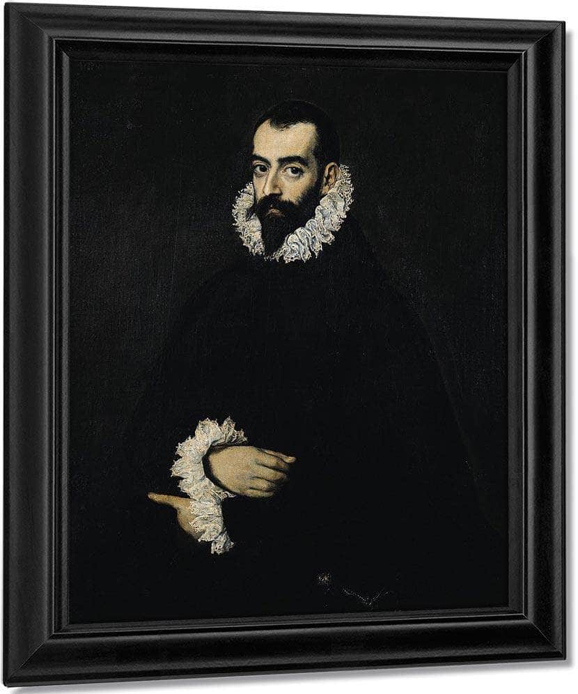 Portrait Of Juan Alfonso De Pimentel Y Herrera 8Th Conde De Benavente (D.1621) By El Greco Fine Art Print