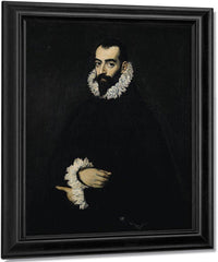 Portrait Of Juan Alfonso De Pimentel Y Herrera 8Th Conde De Benavente (D.1621) By El Greco Fine Art Print