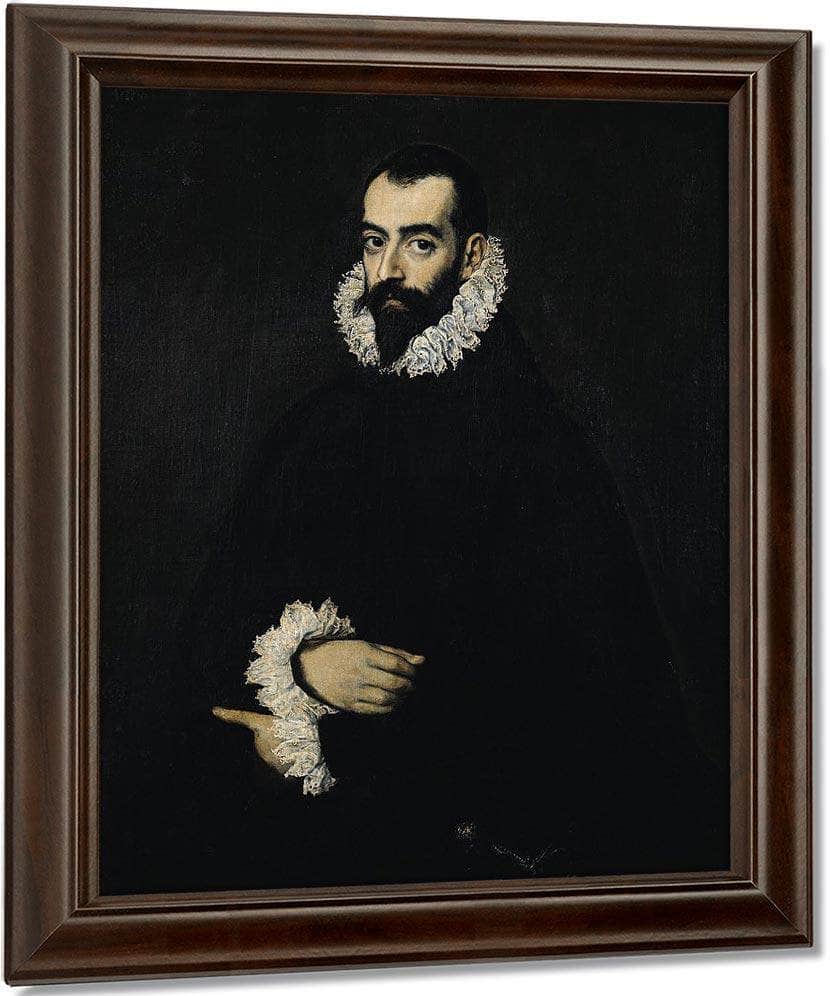 Portrait Of Juan Alfonso De Pimentel Y Herrera 8Th Conde De Benavente (D.1621) By El Greco Fine Art Print