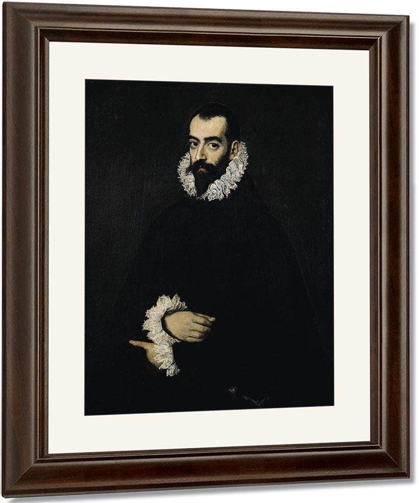 Portrait Of Juan Alfonso De Pimentel Y Herrera 8Th Conde De Benavente (D.1621) By El Greco Fine Art Print