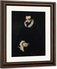 Portrait Of Juan Alfonso De Pimentel Y Herrera 8Th Conde De Benavente (D.1621) By El Greco Fine Art Print