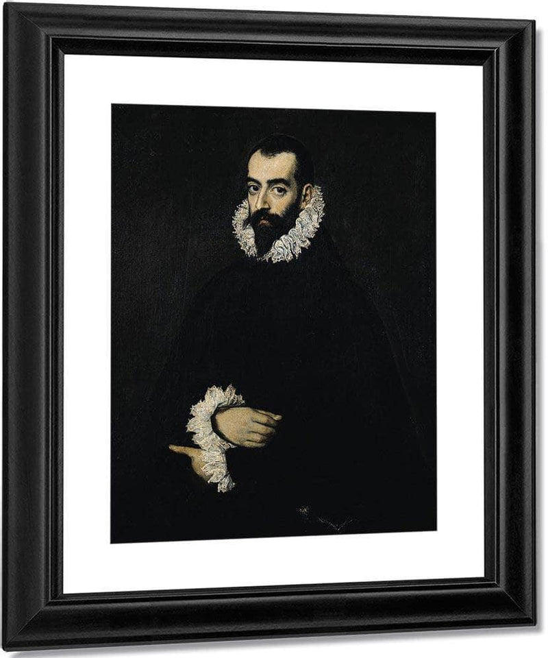 Portrait Of Juan Alfonso De Pimentel Y Herrera 8Th Conde De Benavente (D.1621) By El Greco Fine Art Print