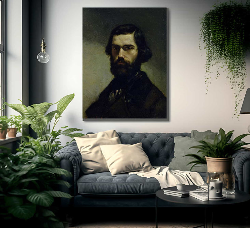 Portrait Of Jules Valles By Jean Desire Gustave Courbet Fine Art Print