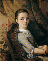 Portrait Of Juliette Courbet 1844 By Gustave Courbet Fine Art Print