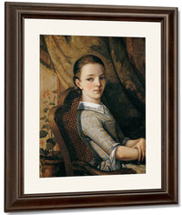 Portrait Of Juliette Courbet 1844 By Gustave Courbet Fine Art Print