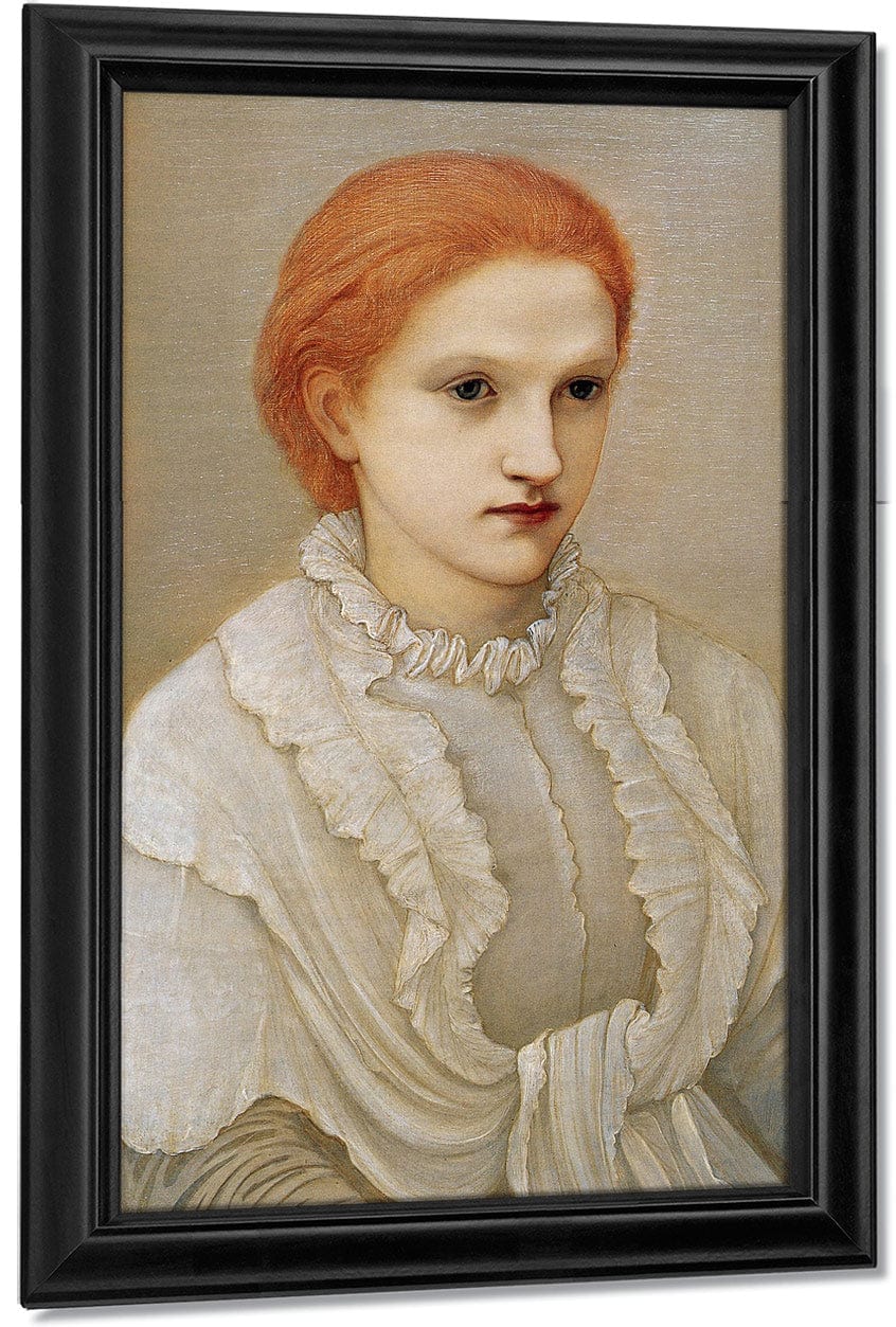 Portrait Of Lady Frances Balfour 1881 By Edward Burne Jones Fine Art Print
