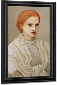 Portrait Of Lady Frances Balfour 1881 By Edward Burne Jones Fine Art Print