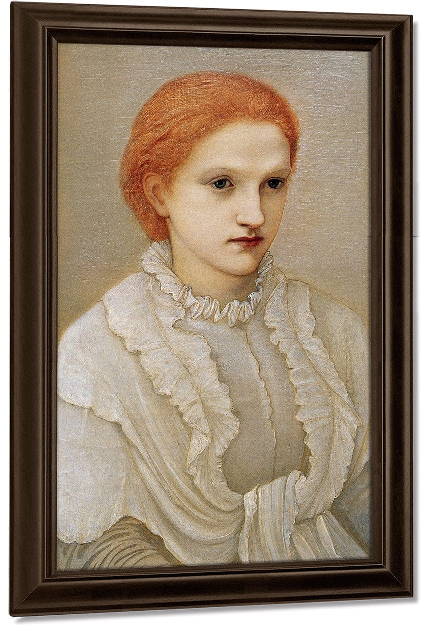 Portrait Of Lady Frances Balfour 1881 By Edward Burne Jones Fine Art Print