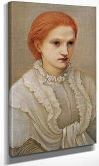 Portrait Of Lady Frances Balfour 1881 By Edward Burne Jones Fine Art Print
