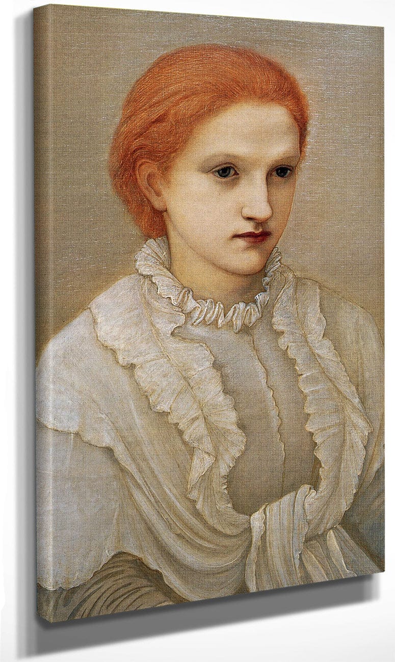 Portrait Of Lady Frances Balfour 1881 By Edward Burne Jones Fine Art Print