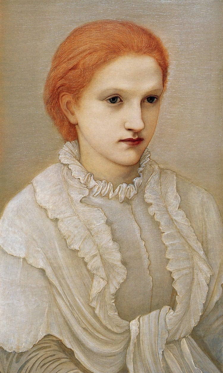 Portrait Of Lady Frances Balfour 1881 By Edward Burne Jones Fine Art Print