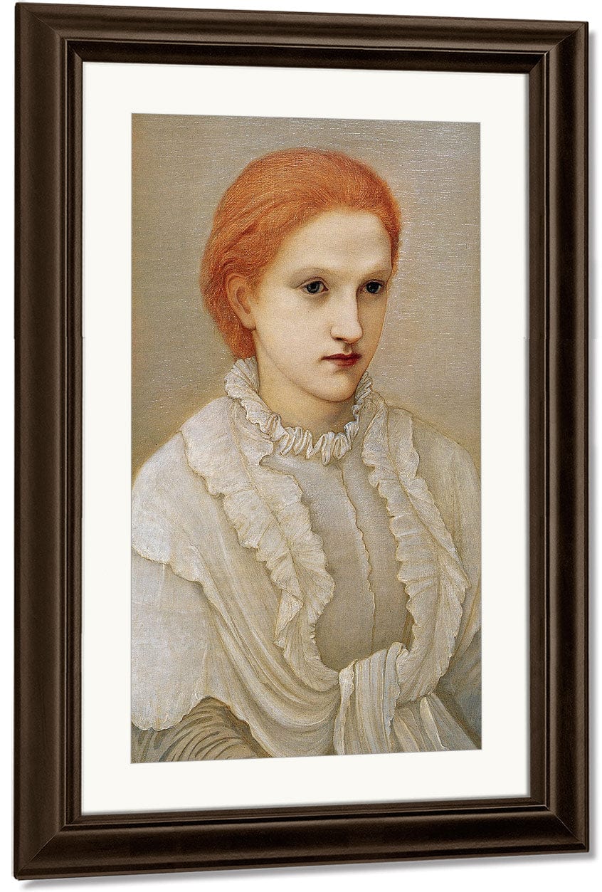 Portrait Of Lady Frances Balfour 1881 By Edward Burne Jones Fine Art Print