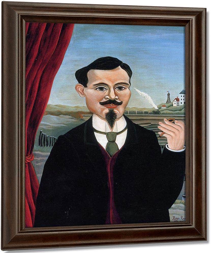 Portrait Of Leon Paul Fargue By Henri Rousseau Fine Art Print