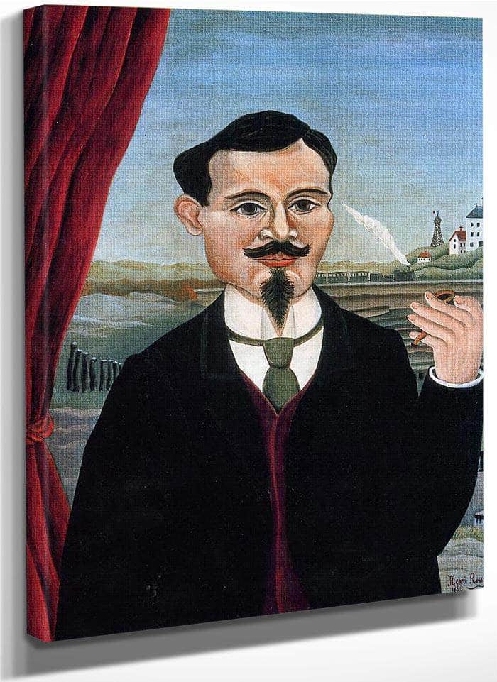 Portrait Of Leon Paul Fargue By Henri Rousseau Fine Art Print