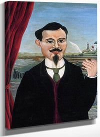 Portrait Of Leon Paul Fargue By Henri Rousseau Fine Art Print
