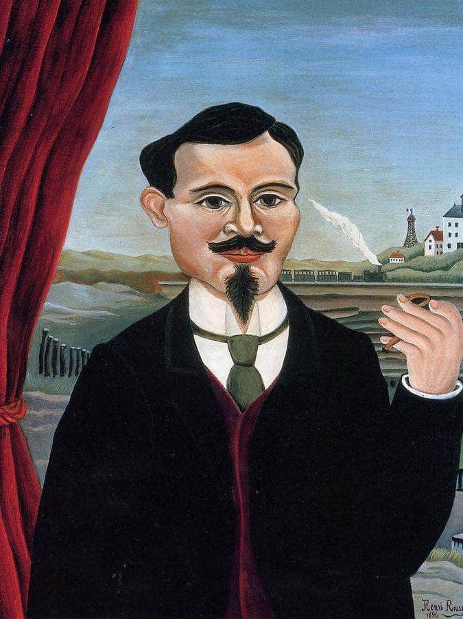 Portrait Of Leon Paul Fargue By Henri Rousseau Fine Art Print