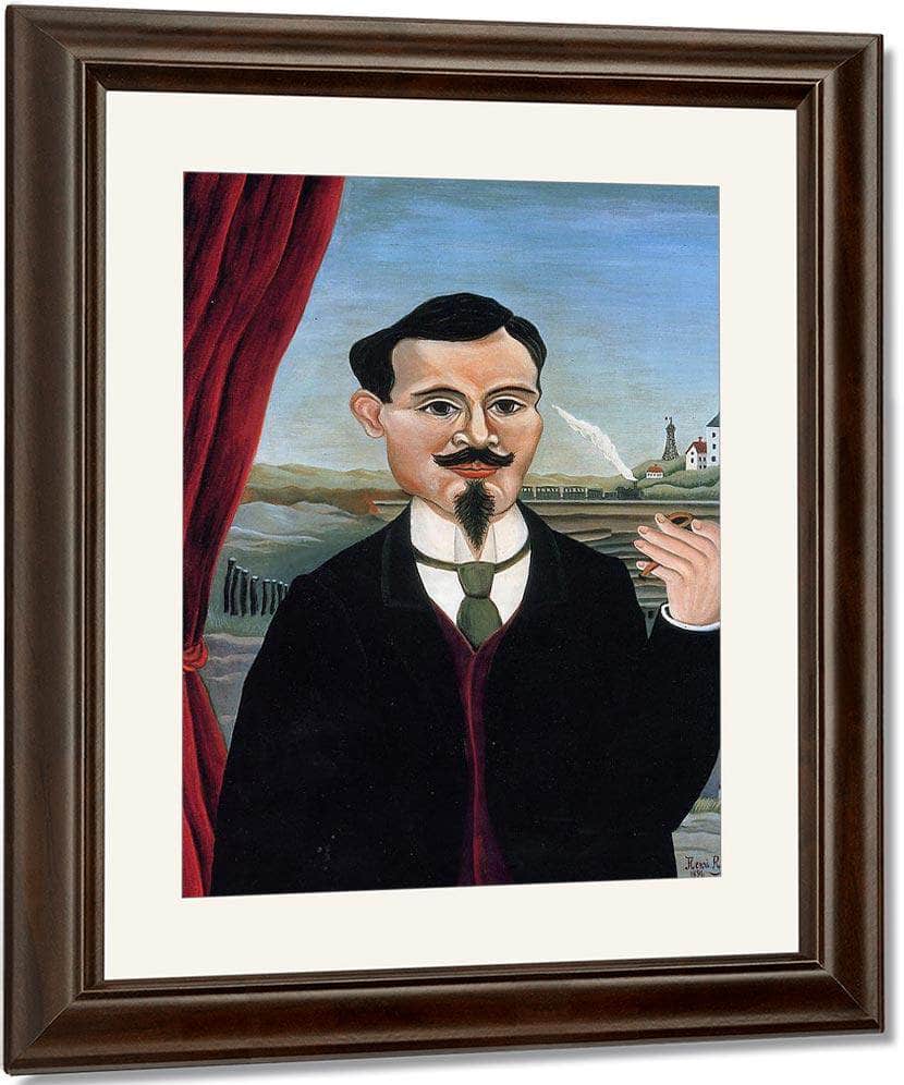 Portrait Of Leon Paul Fargue By Henri Rousseau Fine Art Print
