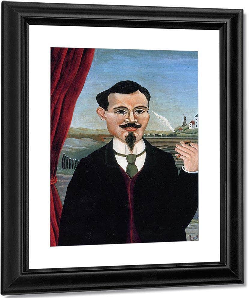 Portrait Of Leon Paul Fargue By Henri Rousseau Fine Art Print