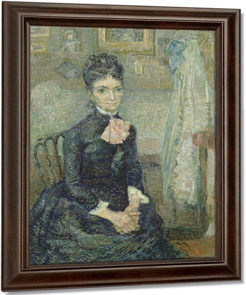 Portrait Of Leonie Rose Charbuy Davy By Vincent Van Gogh Fine Art Print
