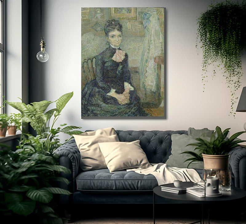 Portrait Of Leonie Rose Charbuy Davy By Vincent Van Gogh Fine Art Print