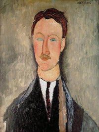 Portrait Of Leopold Survage (1879 1968) By Amedeo Modigliani Fine Art Print