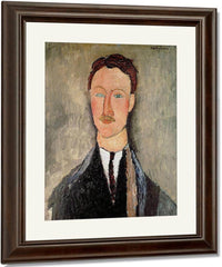 Portrait Of Leopold Survage (1879 1968) By Amedeo Modigliani Fine Art Print